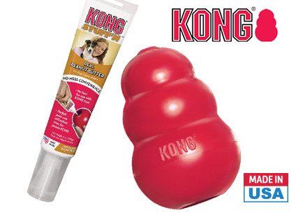 Kong Toy with Stuffing